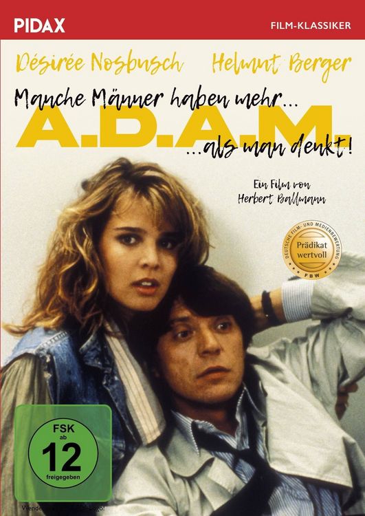 Produktbild: A.D.A.M. - Manche M&auml;nner haben mehr als man denkt! / Schrille 80er-Jahre-Kom&ouml;die mit D&eacute;sir&eacute;e Nosbusch und Helmut Berger (Pidax Film-Klassiker)