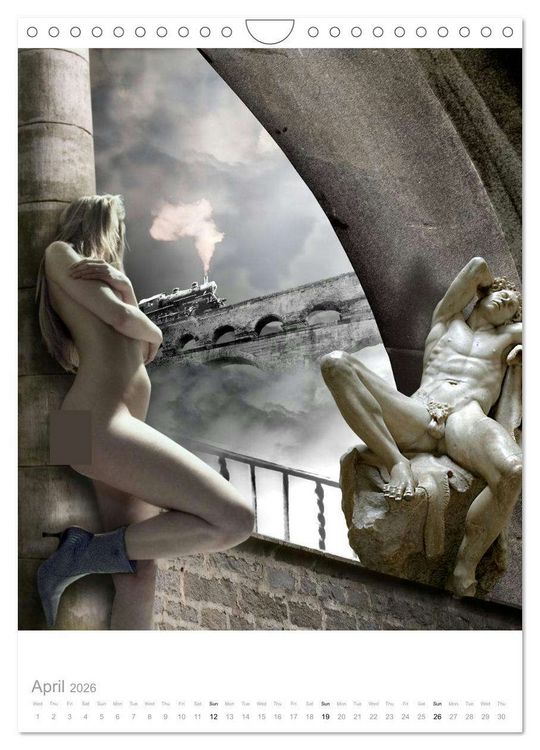 Produktbild: An Erotic Expedition to the World of Female Reveries (Wall Calendar 2026 DIN A4 portrait), CALVENDO 12 Month Wall Calendar