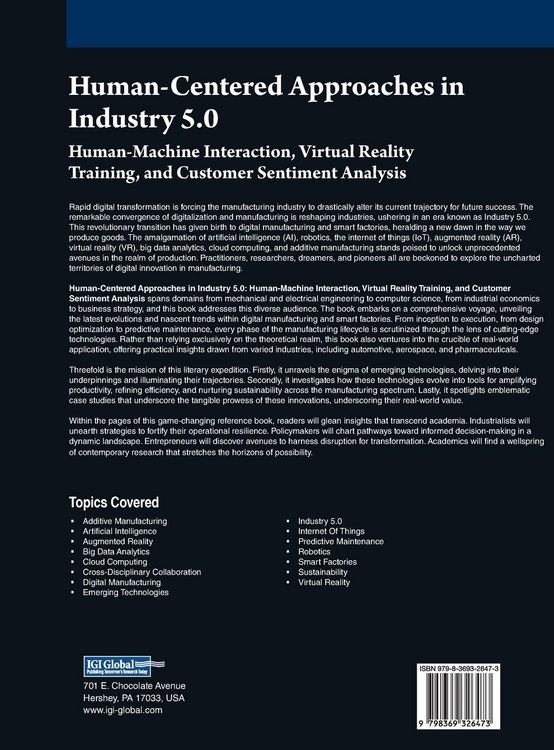 Produktbild: Human-Centered Approaches in Industry 5.0