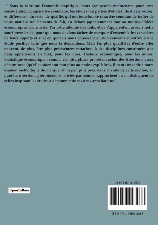 Produktbild: &Eacute;conomie empirique, statistique &eacute;conomique, histoire &eacute;conomique