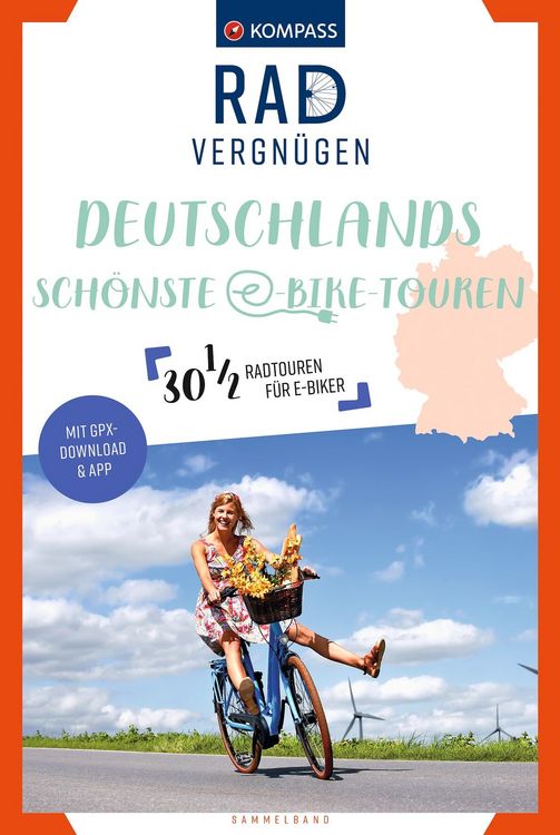 Produktbild: KOMPASS Radvergn&uuml;gen Deutschlands sch&ouml;nste E-Bike-Touren
