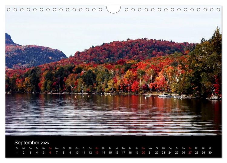 Produktbild: Indianer-Sommer Mont Tremblant Quebec (Wandkalender 2026 DIN A4 quer), CALVENDO Monatskalender