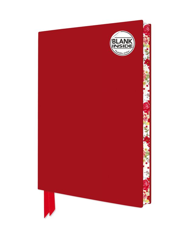 Produktbild: Exquisit Notizbuch ohne Linien DIN A5: Farbe Rot