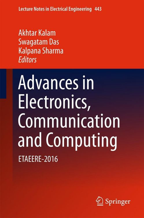 Produktbild: Advances in Electronics, Communication and Computing