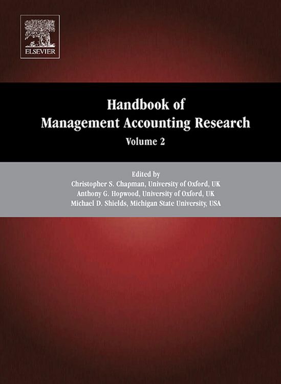 Produktbild: Handbook of Management Accounting Research