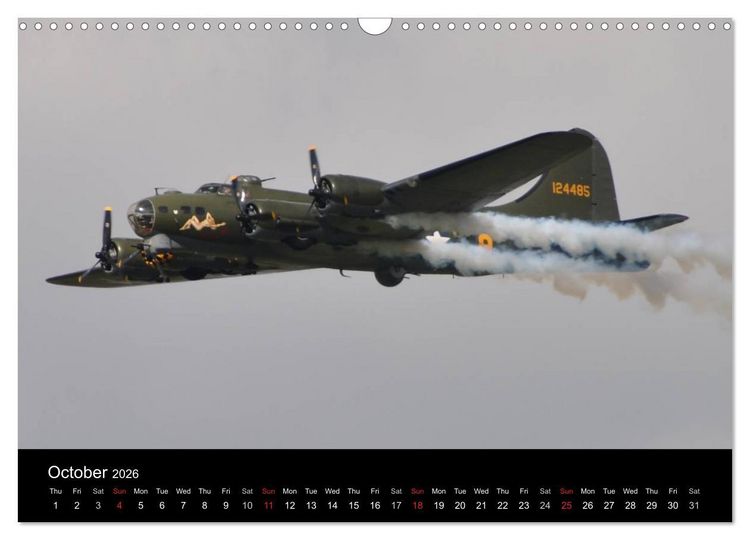 Produktbild: Military Aircraft (Wall Calendar 2026 DIN A3 landscape), CALVENDO 12 Month Wall Calendar
