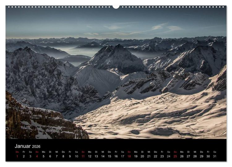 Produktbild: Bergpixel "H&ouml;henrausch und Leidenschaft" (hochwertiger Premium Wandkalender 2026 DIN A2 quer), Kunstdruck in Hochglanz