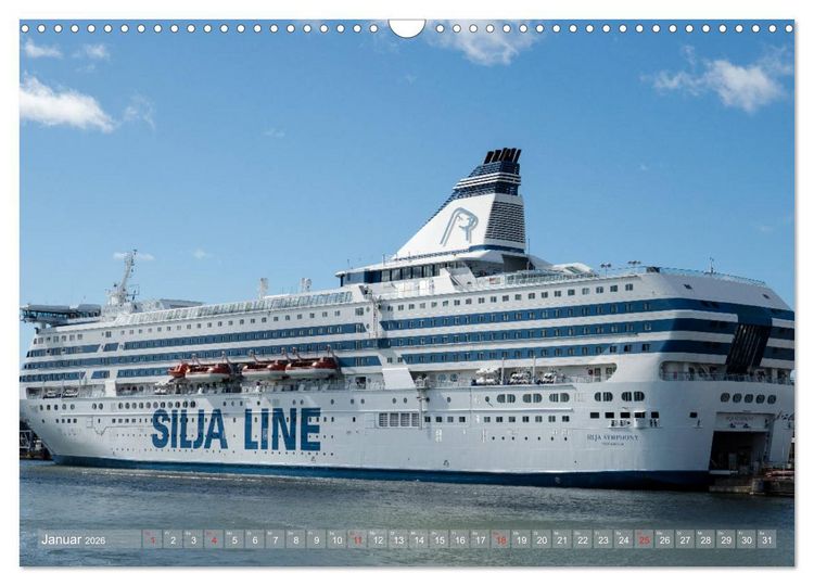 Produktbild: Container - Tanker - Kreuzfahrt - Schiffe (Wandkalender 2026 DIN A3 quer), CALVENDO Monatskalender