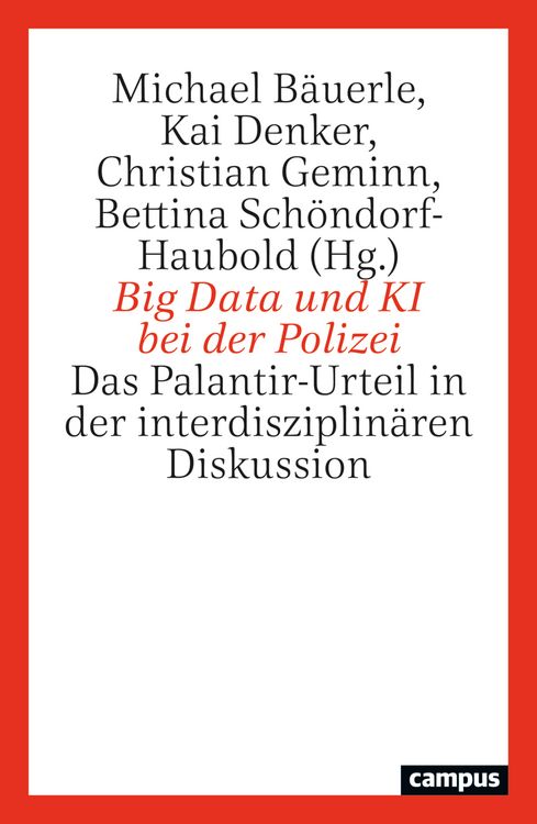 Produktbild: Big Data und KI bei der Polizei