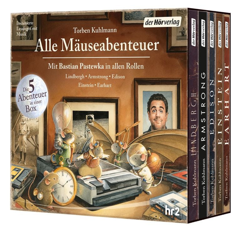 Produktbild: Alle M&auml;useabenteuer: Lindbergh - Armstrong &ndash; Edison &ndash; Einstein &ndash; Earhart
