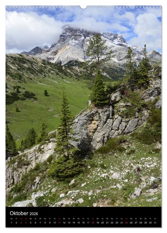Produktbild: Dolomiten &ndash; Eine Gipfelparade (Wandkalender 2026 DIN A2 hoch), CALVENDO Monatskalender