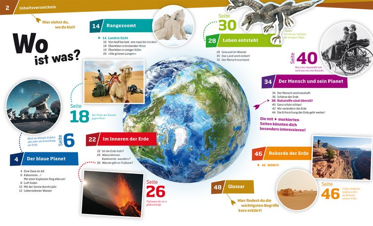Produktbild: WAS IST WAS Band 1 Unsere Erde. Der blaue Planet