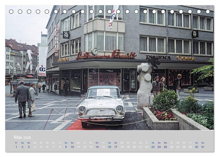 Produktbild: Hildesheim - damals ... (Tischkalender 2026 DIN A5 quer), CALVENDO Monatskalender