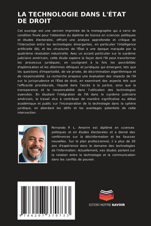 Produktbild: La Technologie Dans L'&eacute;tat De Droit