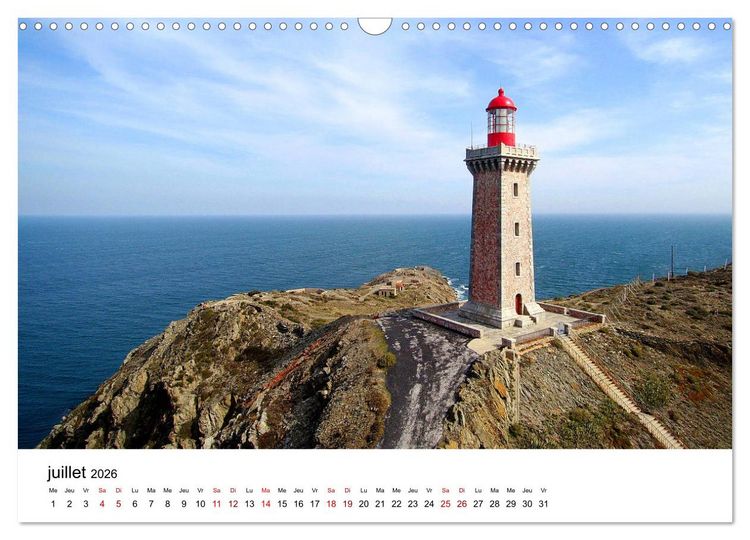 Produktbild: La mer d'Occitanie (Calendrier mural 2026 DIN A3 vertical), CALVENDO calendrier mensuel