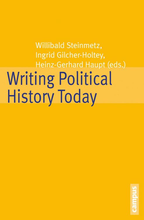 Produktbild: Writing Political History Today