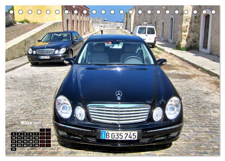 Produktbild: Autos mit Stern - Mercedes-Benz auf Kuba (Tischkalender 2025 DIN A5 quer), CALVENDO Monatskalender