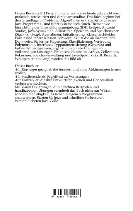 Produktbild: Objektorientierte Programmierung in Java