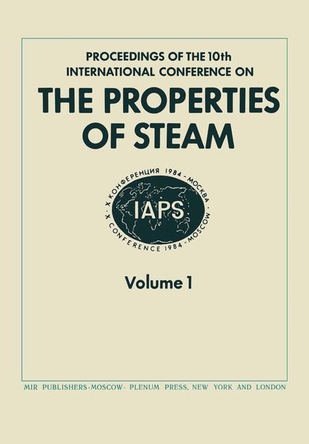 Produktbild: Proceedings of the 10th International Conference on the Properties of Steam