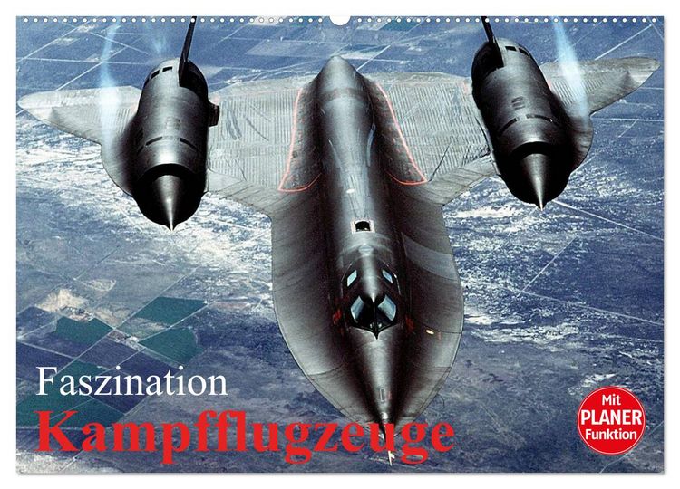 Produktbild: Faszination Kampfflugzeuge (Wandkalender 2026 DIN A2 quer), CALVENDO Monatskalender