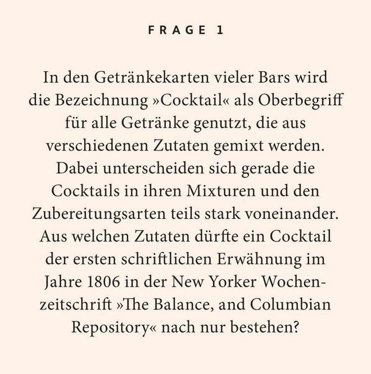Produktbild: Cocktail-Quiz