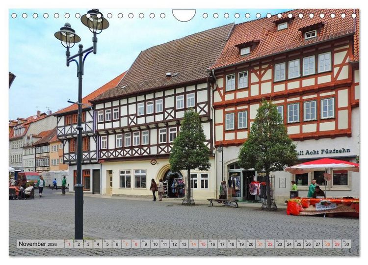 Produktbild: Bad Langensalza - Die Kur- und Gartenstadt (Wandkalender 2026 DIN A4 quer), CALVENDO Monatskalender
