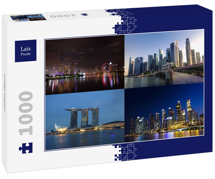 Produktbild: Lais Puzzle Collage Singapur 1000 Teile