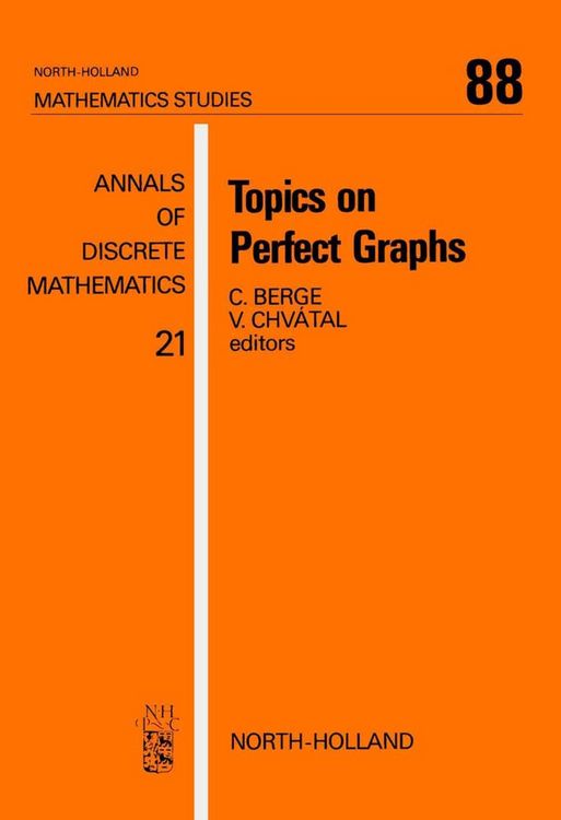 Produktbild: Topics on Perfect Graphs