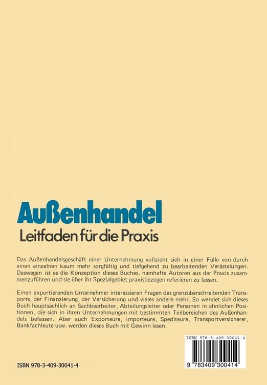 Produktbild: Au&szlig;enhandel