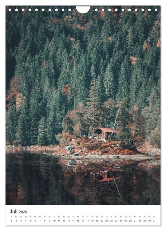 Produktbild: Herbstliches Allg&auml;u (Wandkalender 2026 DIN A4 hoch), CALVENDO Monatskalender