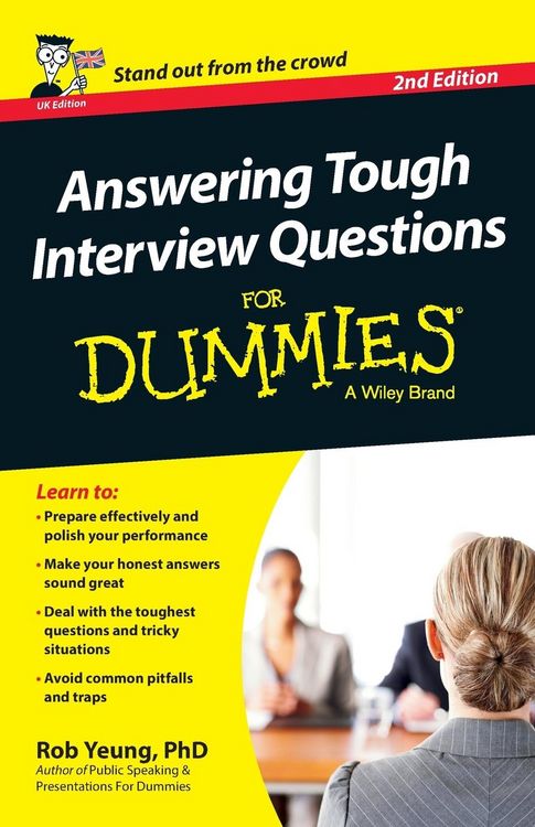 Produktbild: Answering Tough Interview Questions for Dummies, UK Edition