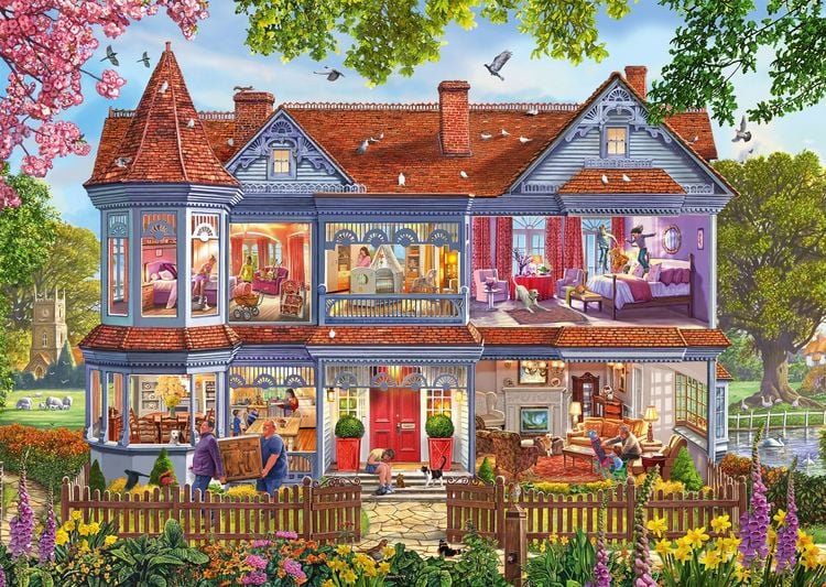 Produktbild: Haus im Fr&uuml;hling