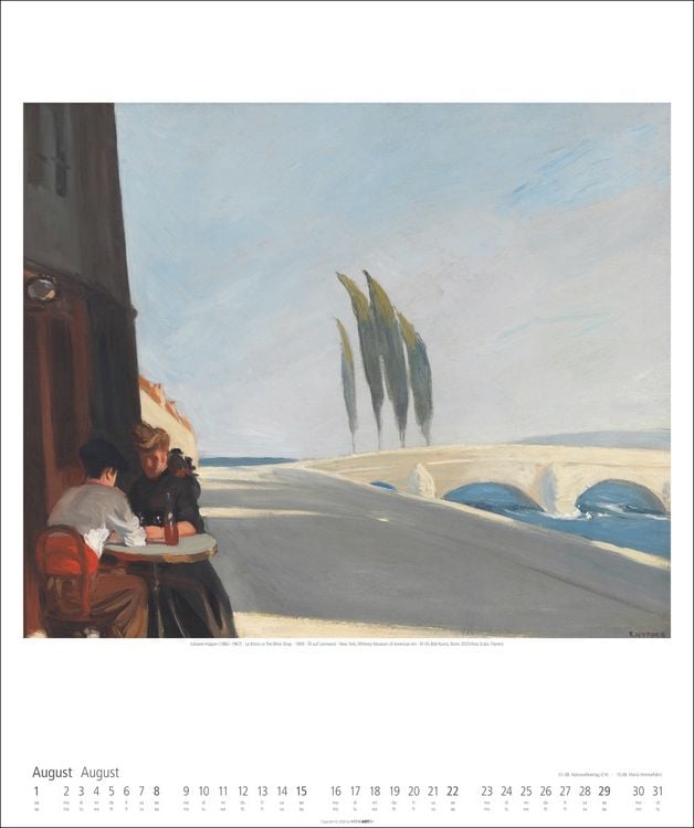 Produktbild: Edward Hopper Kalender 2027