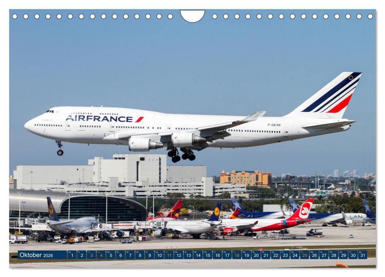 Produktbild: Faszination Fliegerei (Wandkalender 2026 DIN A4 quer), CALVENDO Monatskalender