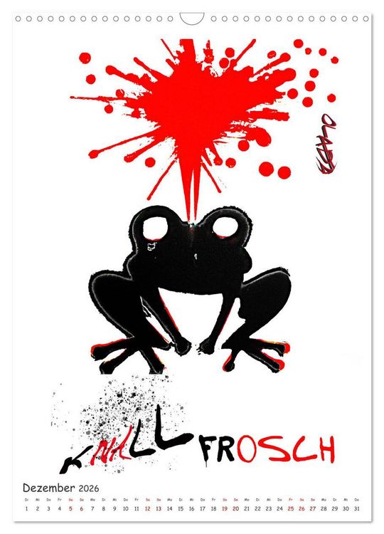 Produktbild: Graffiti Charaktere (Wandkalender 2026 DIN A3 hoch), CALVENDO Monatskalender
