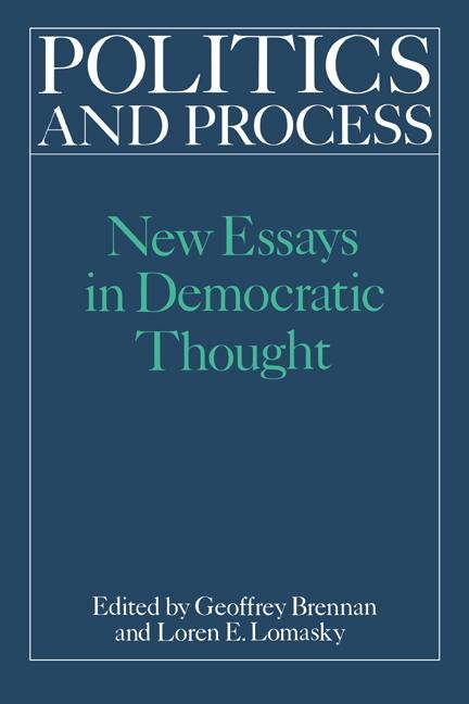 Produktbild: Politics and Process