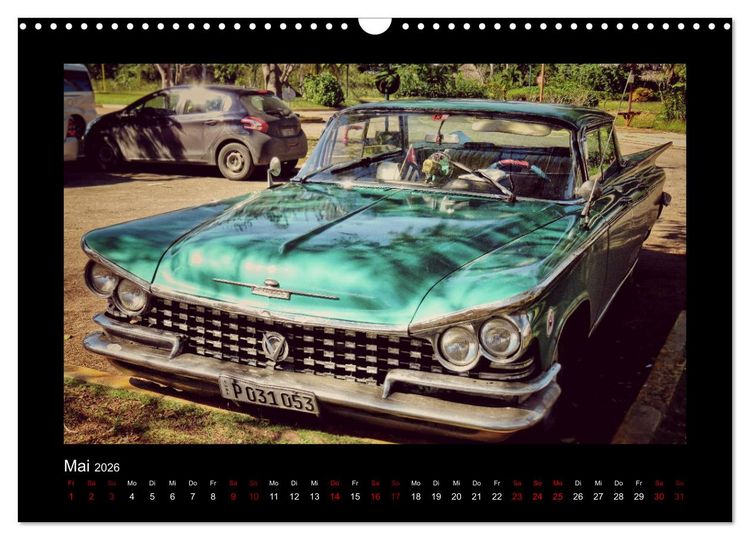 Produktbild: Retro Cars (Wandkalender 2026 DIN A3 quer), CALVENDO Monatskalender