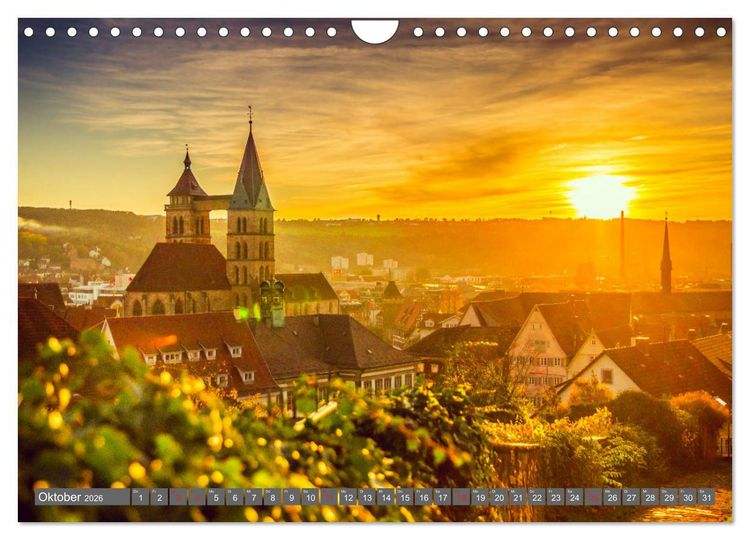 Produktbild: Historisches Esslingen am Neckar 2026 (Wandkalender 2026 DIN A4 quer), CALVENDO Monatskalender