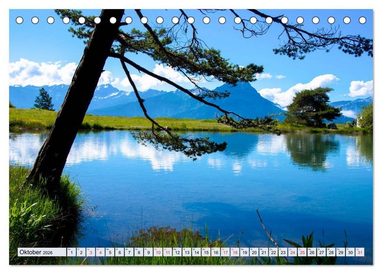 Produktbild: Hautes Alpes de Provence (Tischkalender 2026 DIN A5 quer), CALVENDO Monatskalender