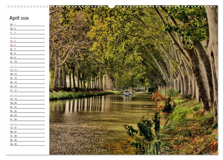 Produktbild: Languedoc-Roussillon - unter der Sonne des Midi (Wandkalender 2026 DIN A2 quer), CALVENDO Monatskalender