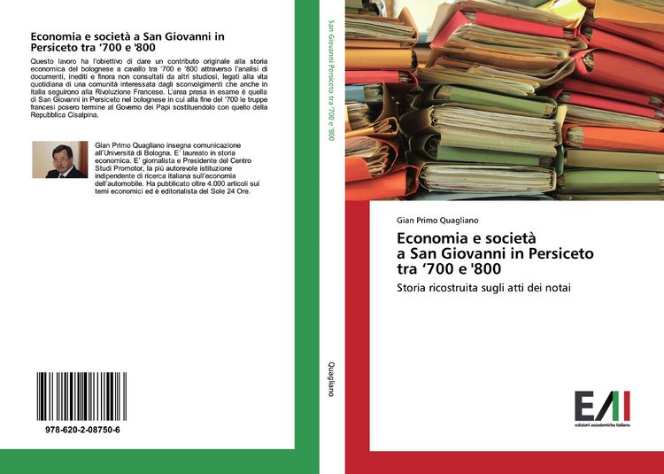 Produktbild: Economia e societ&agrave; a San Giovanni in Persiceto tra '700 e '800
