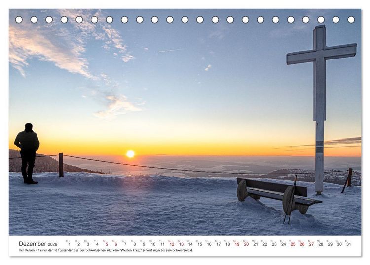 Produktbild: Sehenswertes Baden-W&uuml;rttemberg (Tischkalender 2026 DIN A5 quer), CALVENDO Monatskalender
