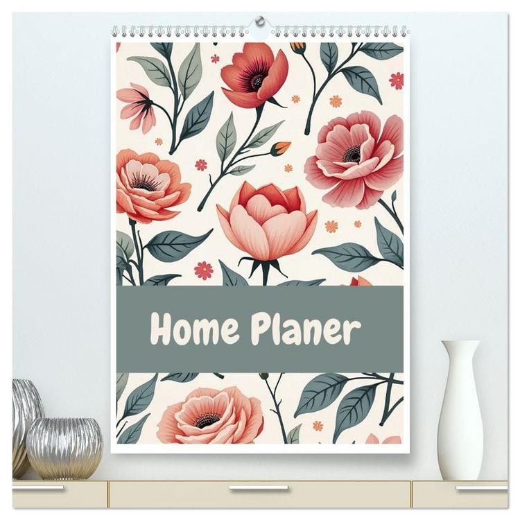 Produktbild: Home Planer (High Quality Premium Wall Calendar 2026 DIN A2 portrait),CALVENDO 12 Month Wall Calendar