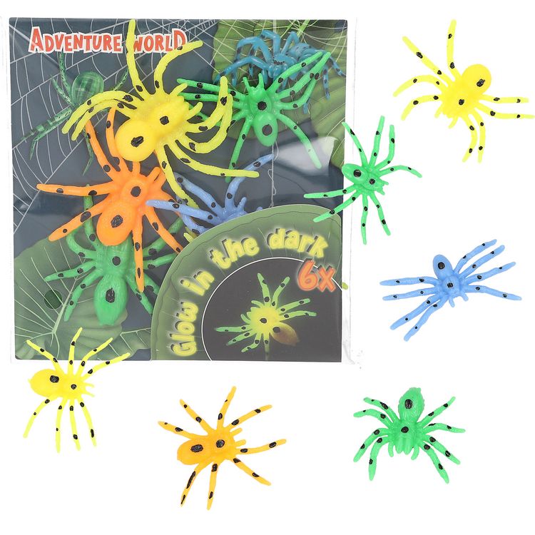 Produktbild: Dino World Glow in the Dark Spinnen