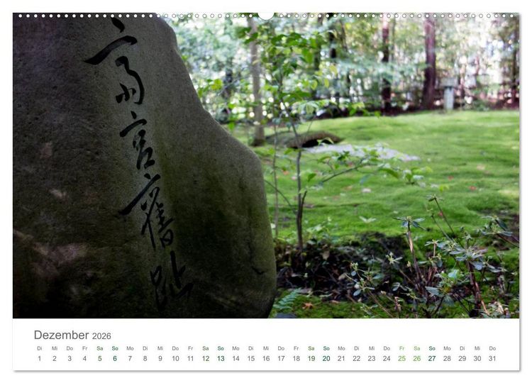 Produktbild: Japan - Orte der Stille (hochwertiger Premium Wandkalender 2026 DIN A2 quer), Kunstdruck in Hochglanz