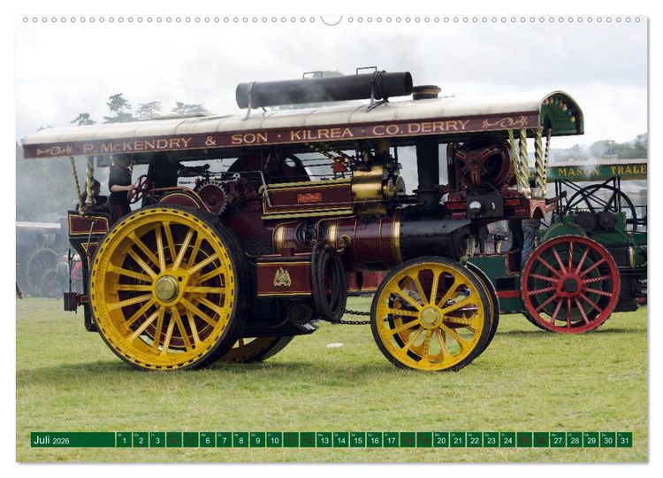 Produktbild: Irish Steam - 50. Dampftreffen in Stradbally (Wandkalender 2026 DIN A2 quer), CALVENDO Monatskalender