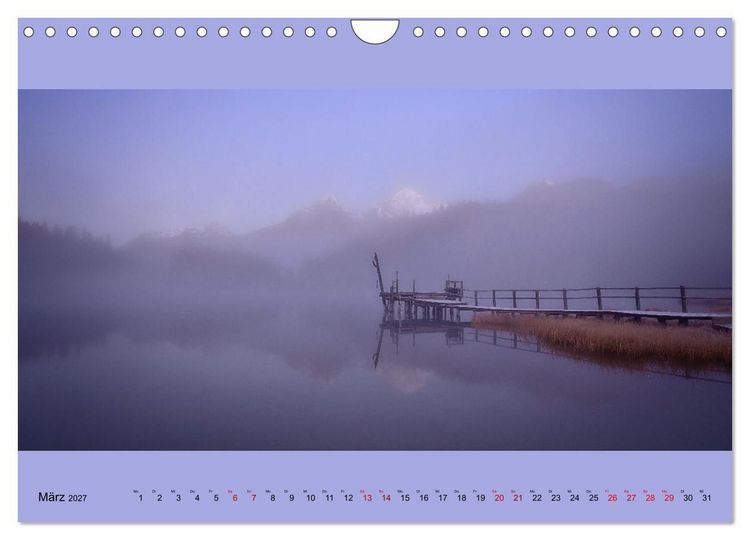 Produktbild: Fogscapes - magische Nebellandschaften (Wandkalender 2027 DIN A4 quer), CALVENDO Monatskalender