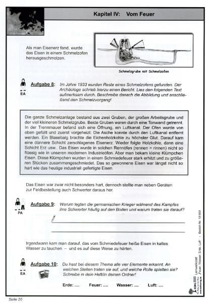 Produktbild: Lernwerkstatt Feuer, Wasser, Erde und Luft