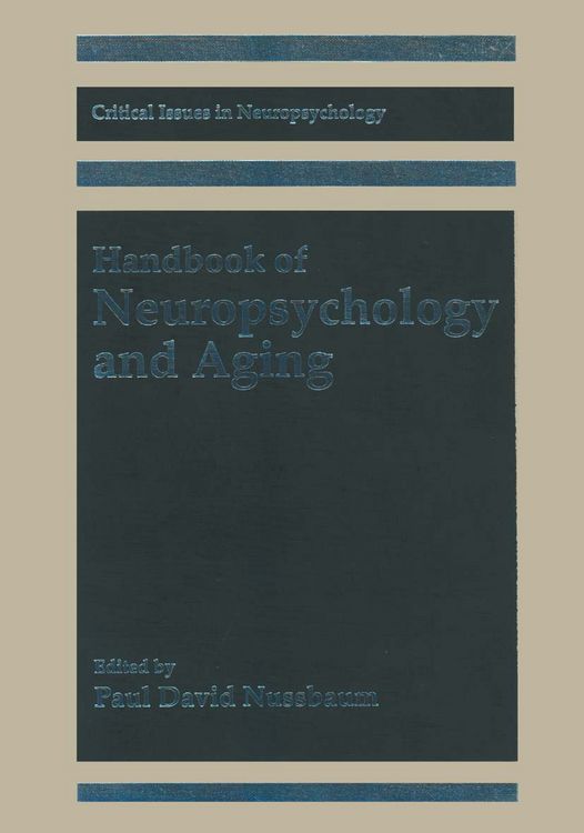 Produktbild: Handbook of Neuropsychology and Aging