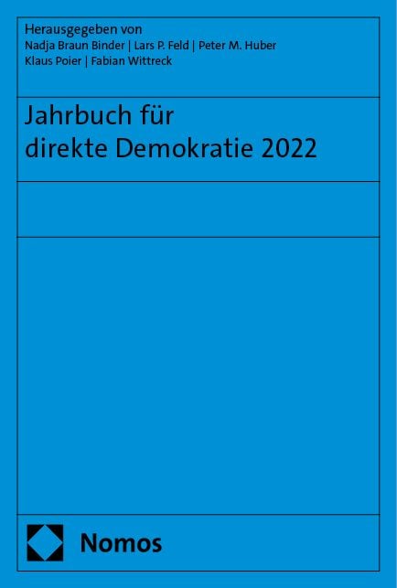 Produktbild: Jahrbuch f&uuml;r direkte Demokratie 2022
